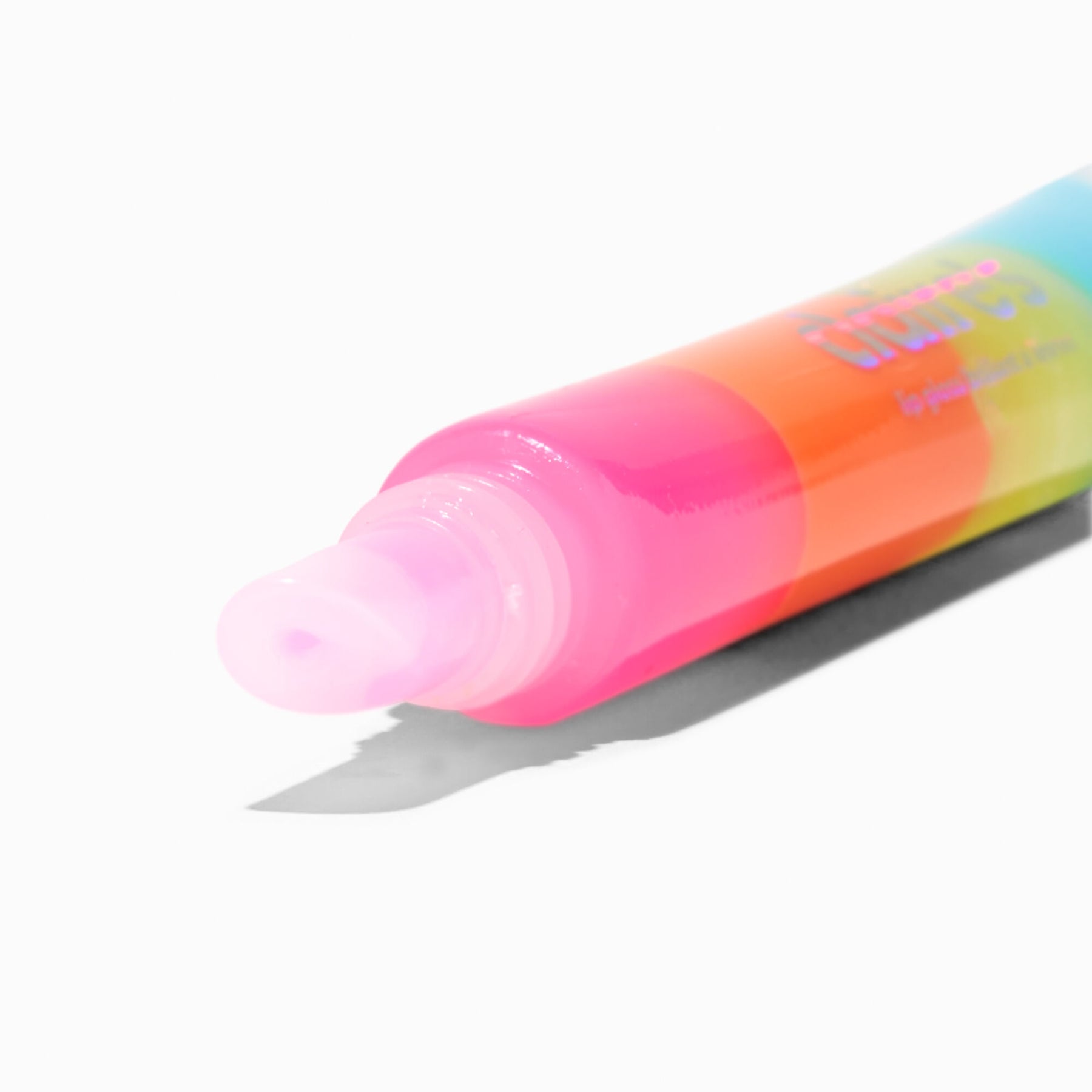 Claire's Rainbow Stacked Lip Gloss Tube